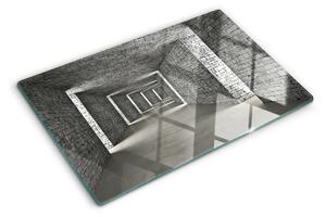 Skleněné krájecí prkénko Iluze prostoru v architektuře ddk-nr-wm-00006016