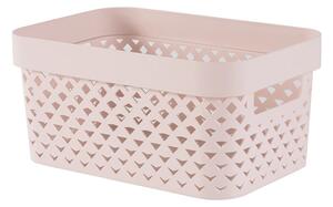 Světle růžový plastový úložný box 26x17,5x12 cm Pure – Curver
