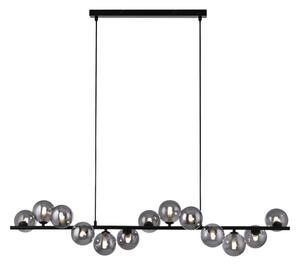 Schöner Wohnen 14504-18 - LED Lustr na lanku DUBAI 13xG9/3W/230V černá/kouřová