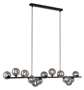 Schöner Wohnen 14504-18 - LED Lustr na lanku DUBAI 13xG9/3W/230V černá/kouřová