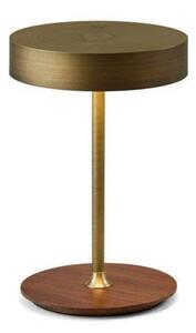 Stolní lampa Halo Design, stmívatelné, Zlatá / mosazná, Obývací pokoj, Kov