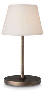 Stolní lampa Halo Design, stmívatelné, Zlatá / mosazná, Obývací pokoj, Hliník