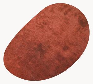 Vinylová rohožka v organickém tvaru's protiskluzovou vrstvou Forma Color Caldera Oscuro