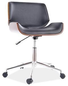 SIGNAL SIG Kancelářská židle JUKON černá ekokůže