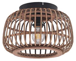 Stropní Lampa Lindby, Bominio, stmívatelné, Dřevo, Obývací pokoj, Dřevo, Skandinávský