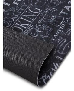 Černý koberec běhoun 50x150 cm Wild Kitchen Board – Hanse Home