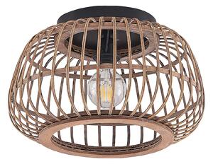 Stropní Lampa Lindby, Bominio, stmívatelné, Dřevo, Obývací pokoj, Dřevo, Skandinávský