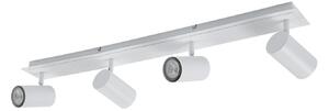 Stropní Lampa Lindby, Joffrey, stmívatelné, Bílá, Obývací pokoj, Kov, Moderní