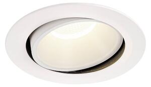 LA 1003761 NUMINOS® MOVE DL XL vnitřní LED zápustné stropní svítidlo bílá/bílá 4000 K 40° otočné a výkyvné - BIG WHITE (SLV)