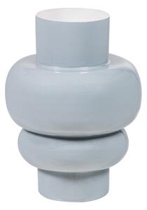 Světle šedá kovová váza (výška 27 cm) Auri – WOOOD
