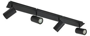 Stropní Lampa Lindby, Joffrey, stmívatelné, Černá, Obývací pokoj, Kov, Moderní