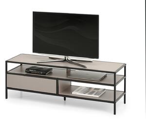 TV stolek/skříňka Subsidios (černá). Akce -15%