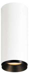 LA 1004414 NUMINOS® CL DALI S vnitřní LED přisazené stropní svítidlo bílá/černá 2700 K 24° - BIG WHITE (SLV)