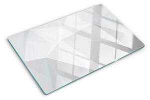 Skleněná krájecí deska Geometrické tvary v odstínech šedé ddk-nr-wm-00006051