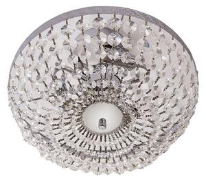 Stropní Lampa Lindby, Mondrian, stmívatelné, Transparentní, Chodba, Křišťál, Moderní