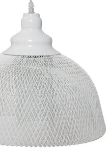 Bílé závěsné svítidlo Mauro Ferretti Nimon II, 37X28 cm