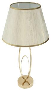 Stolní lampa Mauro Ferretti Fluiko Big, 30x58 cm, zlatá/krémová