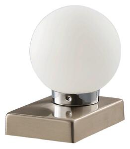 Stolní lampa Lindby, Naomi, Bílá, Ložnice, Sklo, Moderní