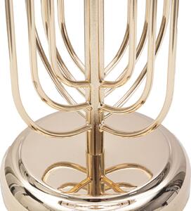 Stolní lampa Mauro Ferretti Cebro Small, 28x55 cm, zlatá/růžová