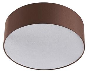 Stropní Lampa Lindby, Sebatin, stmívatelné, Hnědá / Rezavá, Ložnice, Tkanina / Textil, Moderní