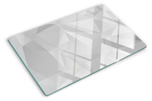 Skleněná krájecí deska Geometrie v odstínech šedé ddk-nr-wm-00006061