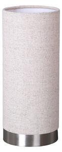 Stolní lampa Lindby, Ronja, stmívatelné, Béžová, Ložnice, Tkanina / Textil, Moderní