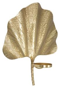 Zlatý nástěnný svícen Mauro Ferretti Leves, 41x11,5x40 cm