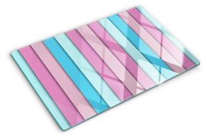Skleněná krájecí deska Geometrie v pastelových barvách ddk-nr-wm-00006065