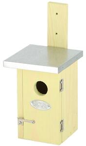 Ptačí budka Simi, 25,5x11,5x13,5 cm, dřevo/kov, hnědá