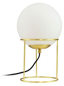 Stolní lampa Dyberg Larsen, Madrid, Zlatá / mosazná, Obývací pokoj, Kov, Design