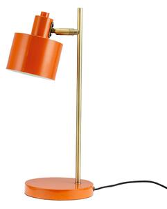 Stolní lampa Dyberg Larsen, Ocean, Oranžová, Obývací pokoj, Kov, Design