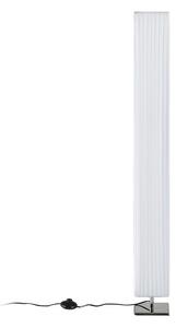 Stojací Lampa Lindby, Janno, Bílá, Obývací pokoj, Tkanina / Textil, Moderní