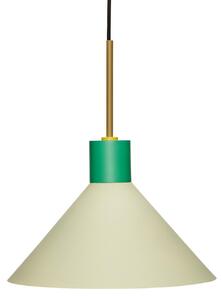Závěsná svítidlo Hübsch, Crayon, stmívatelné, Zelená, Jídelna, Kov, Design