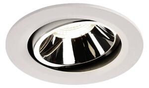 LA 1003693 NUMINOS® MOVE DL L vnitřní LED zápustné stropní svítidlo bílá/chrom 4000 K 55° otočné a výkyvné - BIG WHITE (SLV)
