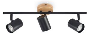 Stropní Lampa Lindby, Xiomara, stmívatelné, Černá, Obývací pokoj, Kov, Moderní