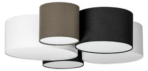 Stropní Lampa Lindby, Lettie, stmívatelné, Vícebarevná, Obývací pokoj, Tkanina / Textil, Skandinávský