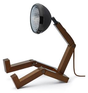 Stolní lampa MR. WATTSON, Černá, Obývací pokoj, Kov, Vintage