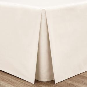 Krémový perkálový potah na rám postele 90x190 cm Easy Iron Percale – Catherine Lansfield