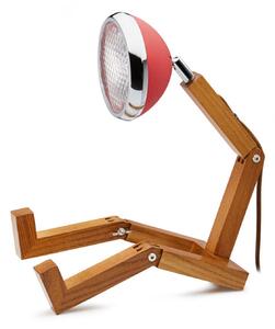Stolní lampa MR. WATTSON, Červená, Obývací pokoj, Kov