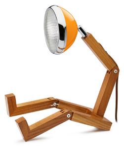 Stolní lampa MR. WATTSON, Oranžová, Obývací pokoj, Kov