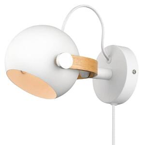 Nástěnná Svítidla Halo Design, Bílá, Sklo