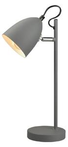Stolní lampa Halo Design, Šedá, Obývací pokoj, Kov
