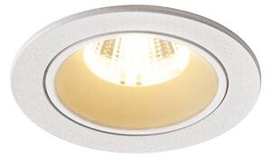 LA 1003812 NUMINOS® DL S vnitřní LED zápustné stropní svítidlo bílá/bílá 3000 K 55° včetně listových pružin - BIG WHITE (SLV)