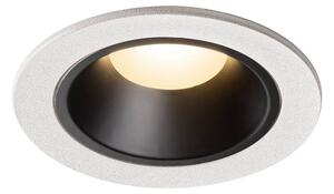 LA 1003811 NUMINOS® DL S vnitřní LED zápustné stropní svítidlo bílá/černá 3000 K 55° včetně listových pružin - BIG WHITE (SLV)