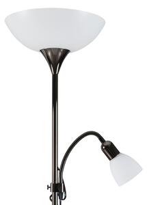 Eglo 93917 - Stojací lampa UP 2 1xE27/60W/230V + 1xE14/25W/230V černý chrom