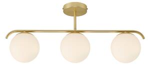 Stropní Lampa Nordlux, Grant, stmívatelné, Zlatá / mosazná, Obývací pokoj, Kov