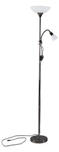 Eglo 93917 - Stojací lampa UP 2 1xE27/60W/230V + 1xE14/25W/230V černý chrom