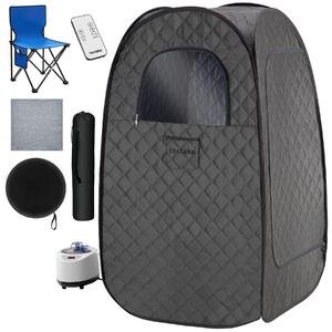 Mobilní parní sauna ThermaLuxe I, 1000 W, 15 nastavení teploty - tmav edá/erná