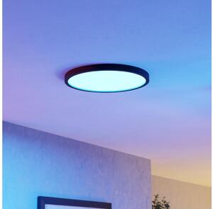 Eglo 901725 -LED RGBW Stm. kou. st. sv. FUEVA-Z LED/17,5W/230V 38,9cm IP44 černá