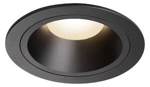 LA 1003940 NUMINOS® DL L vnitřní LED zápustné stropní svítidlo černá/černá 3000 K 40° - BIG WHITE (SLV)